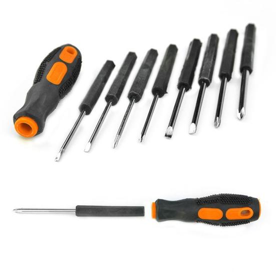 Yousheng 8-In-1 Multi-function Screwdriver Kit Heavy Duty Multi-bit Screwdriver Portable Multi-Purpose Household Screwdriver Repair Tools