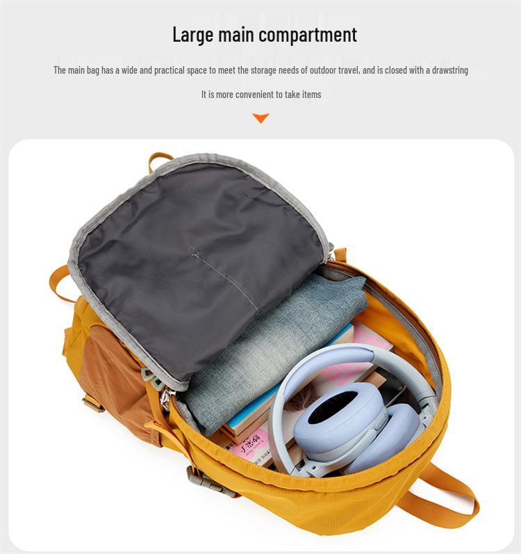 Unisex Ultralight Outdoor Mountaineering and Casual Travel Backpack