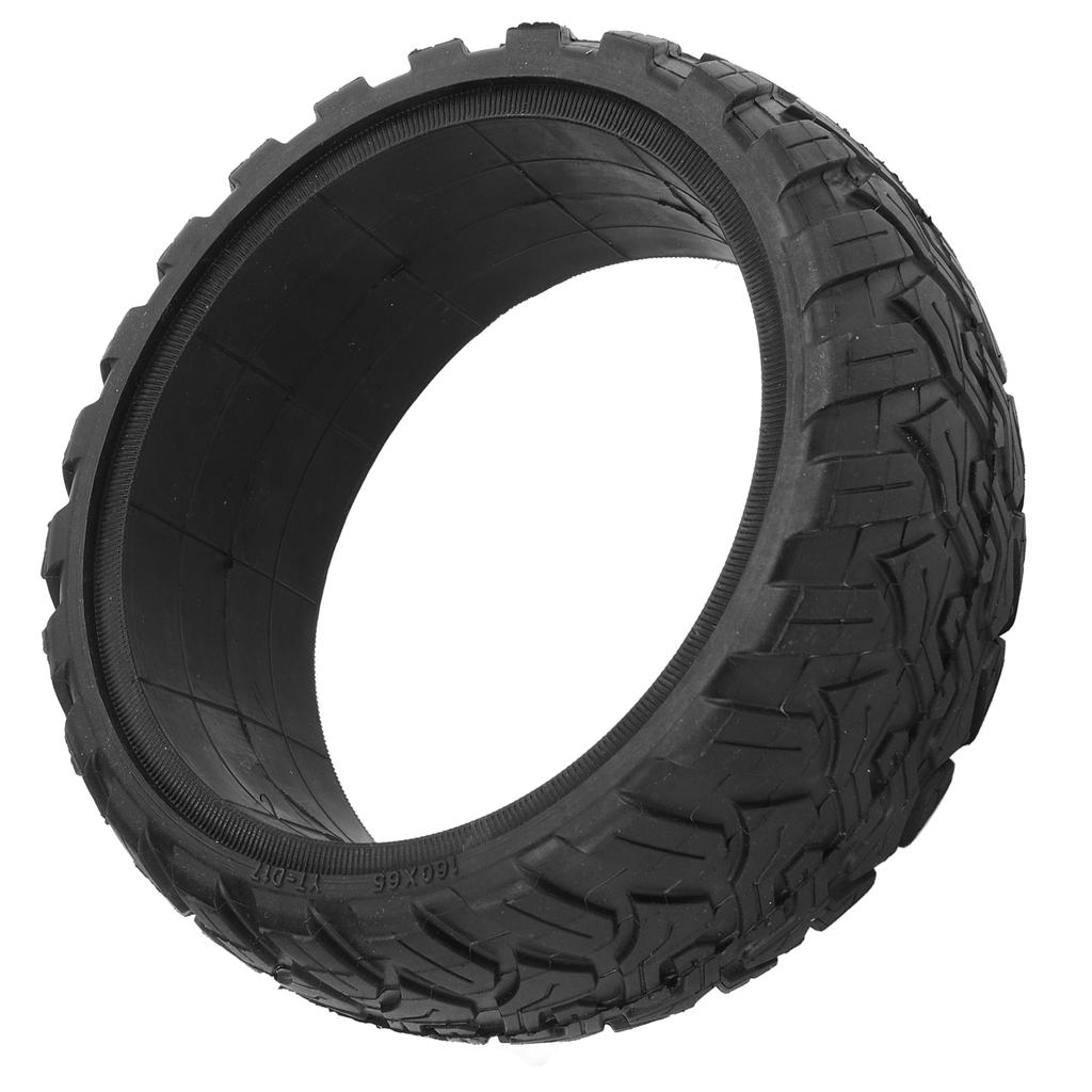 160x65mm Solid Tire Heavy Duty Solid Rubber Tyres for Electric Scooter Skateboard Wheelchair Wheels Replacement Tire