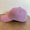 New Korean Pink Bow Embroidered Baseball Cap Wide Brim Soft Top Snapback Trucker Caps Fashion for Women Adjustable Dad Hat