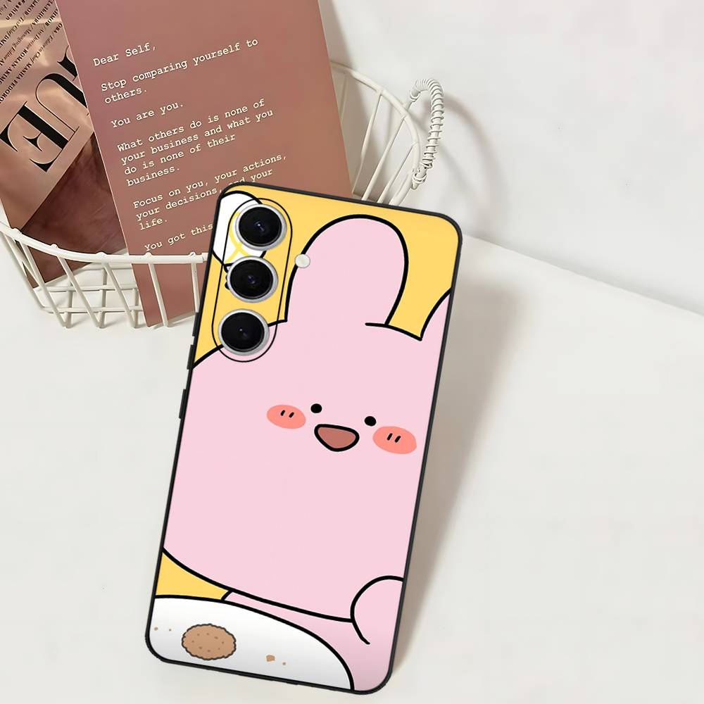 Asamimichaan Asleep Cute Asamimi Phone Case For Samsung S 24 Fe 25 Ultra Plus 20 Lite 21 30 22 23 24 22 Ultra 5G Fundas