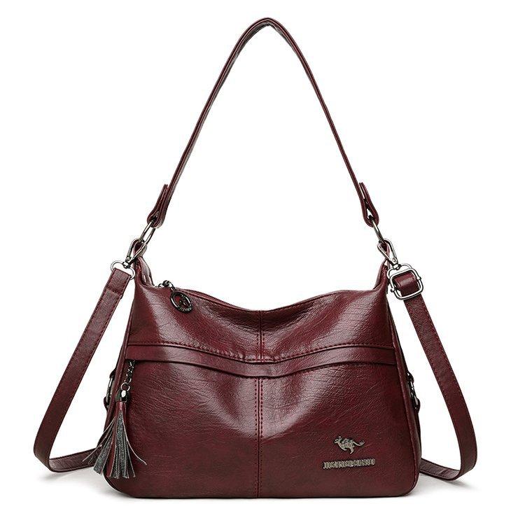 Torebka listonoszka w stylu vintage o dużej pojemności, dojeżdżająca do pracy, ręczna, na ramię, torba dla mamy w średnim wieku