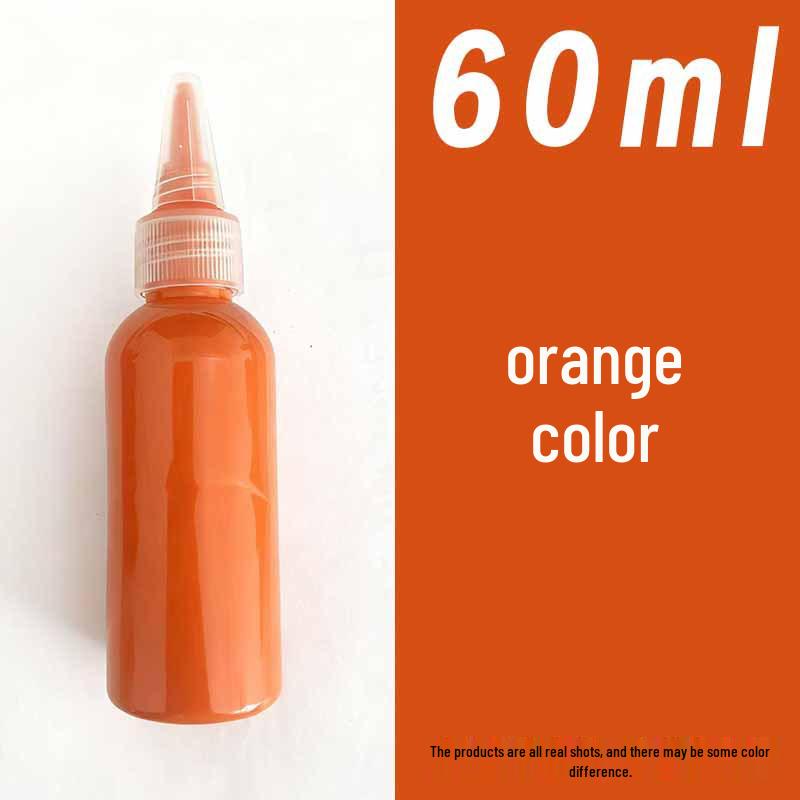 60ml Acrylic Paint Set for Kids - Pointed Bottle for DIY Plaster Dolls & Wall Texture Painting