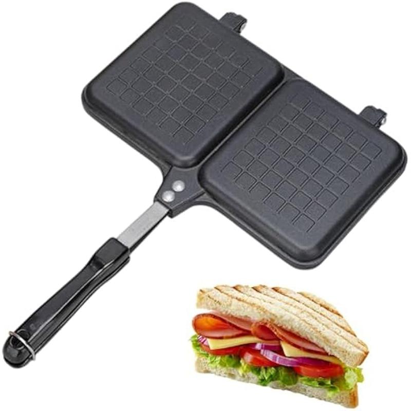 ABUL-Thermal Sandwich Maker For Kitchen, Toasted Sandwich Maker, Double-Sided Toaster Pan Non-Stick Cheese Melter Grill