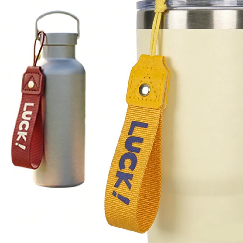 Kreativ Håndholdt Kaffekop Lanyard Plastik Kop Isoleret Kop Rem Vandflaske Håndtag Rem Til Kop Tilbehør