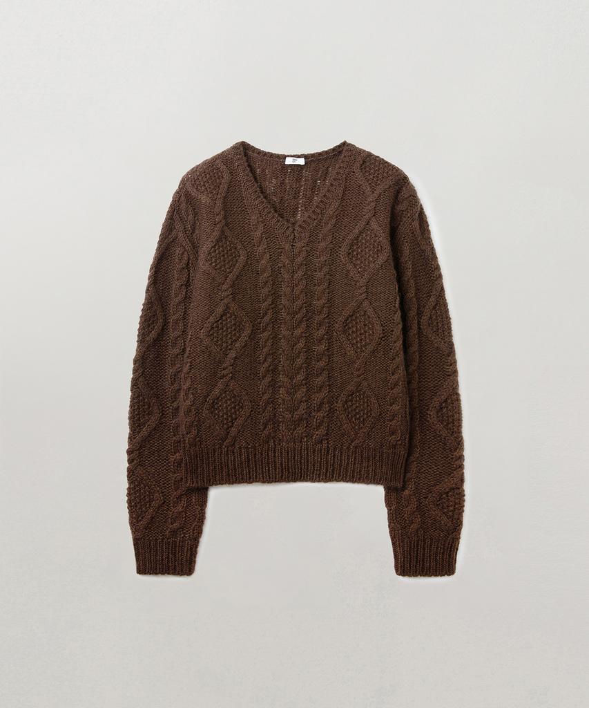MOAT Ordinary Cable Knit (Wood Brown)