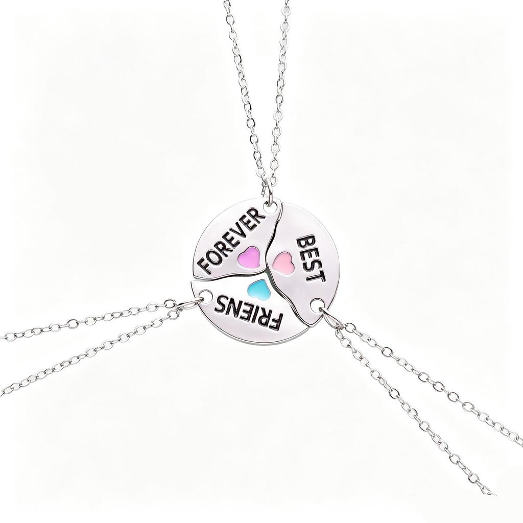 Best Friend Magnetic Necklace: Cute Back-to-School Gift & Birthday Pendant for Her