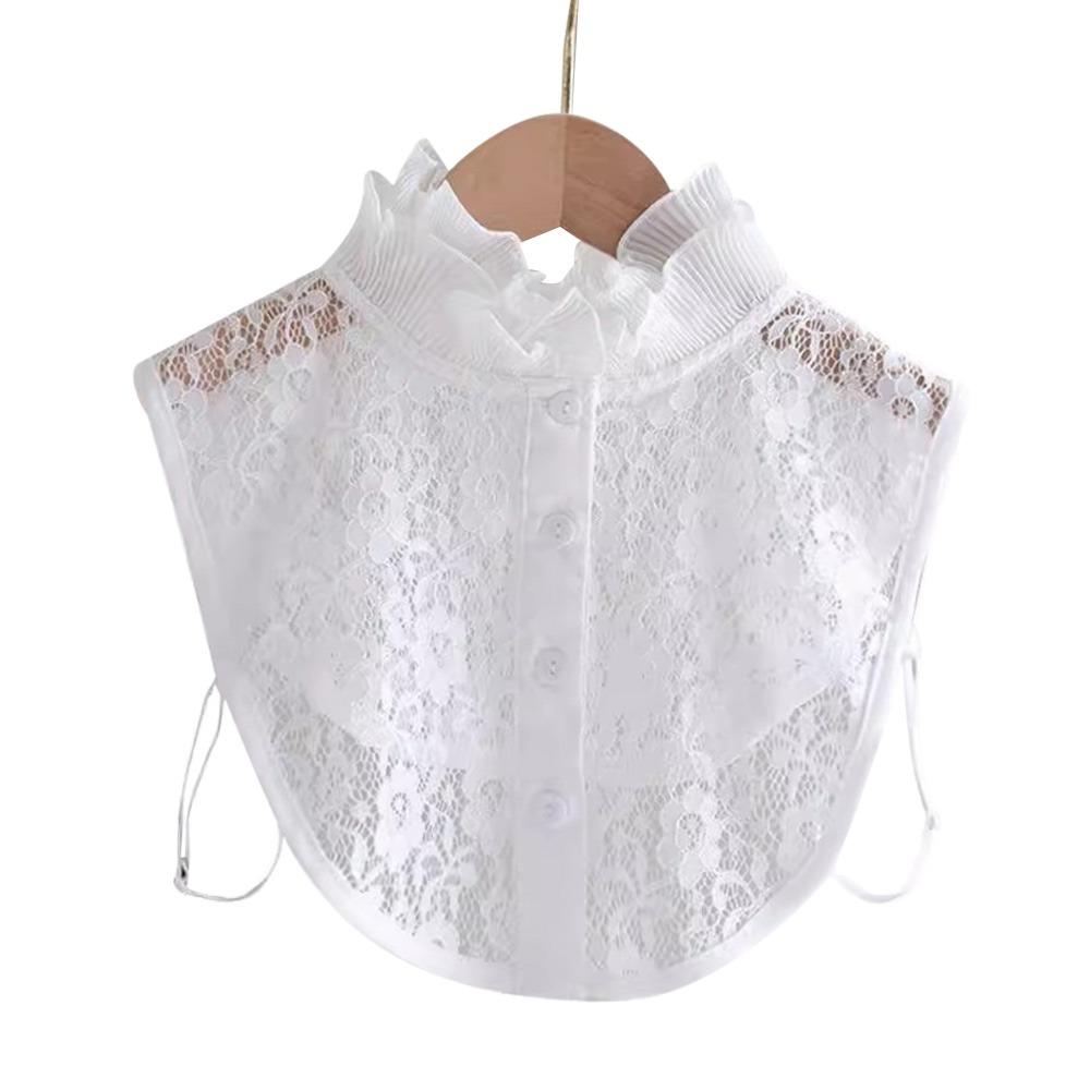 White Black Fake Collar Detachable Neckline Clothes Accessory False Collar  Women Girls
