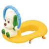 Toy Royal Wanwan Toilet Seat for Toilet Training To for Boys and (with Handle) (Easy Clean/With Anti-Tip Stopper) Girls, Peek-a-Boo