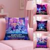 K-Pop Demon Hunters Pillow Case Soft Plush Fabric Double-Sided Printed Cushion Cover Warm Winter Sofa Pillow Case For Home