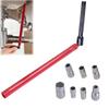Stand Tap Nut Wrench 8-17mm for Sink Fixtures Tap Tool Tap Key Sink Tap Nut Wrench Basin Wrench Installation Tool