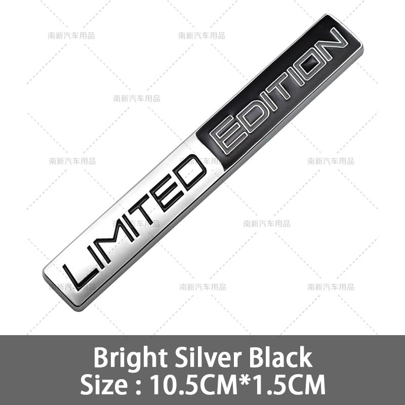 Metal Limited Car Front Grill Emblem Stickers Rear Trunk Badge Decal For Jeep Wrangler Grand Cherokee Dodge SRT Challenger