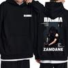 Rapper Zamdane RAHMA Album Hoodie Männlich Vintage Übergroßer Pullover Hoodies Männer Frauen Hip Hop Mode Popmusik Kapuzensweatshirt