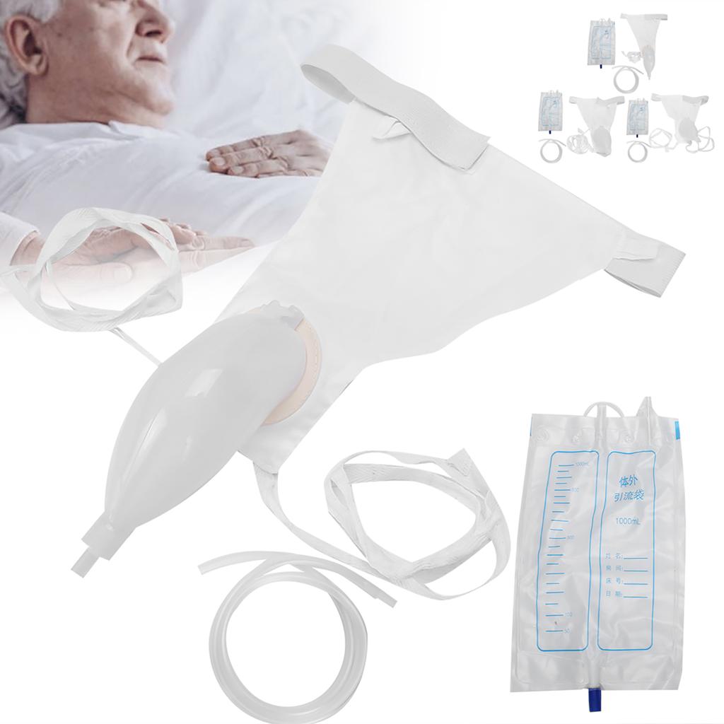 Torba do zbierania moczu Silikonowy pisuar wielokrotnego użytku Oddychający lejek do moczu w gospodarstwie domowym