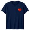 China Flag Heart Shape Unisexs TShirt Unisexs Tee Graphic Unisex Top
