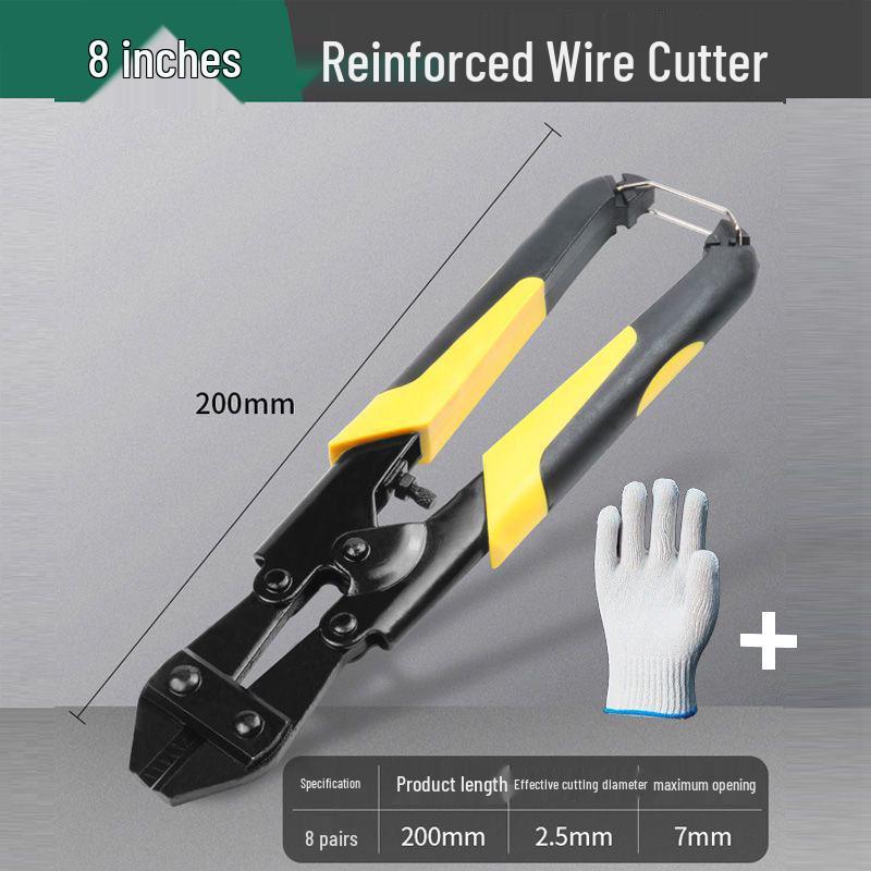 Hävstångsverkande örnnäbb tråd- och armeringsjärnskärare - Stor, arbetsbesparande tång