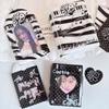 Wasserdichter PVC-Fotokartenhalter 32 Fächer 3 Zoll Kartenaufbewahrung Kartenhülle Schwarz Cortis Fotoalbum Kpop Idol Karte