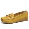 Korean Style Spring 2024 Women's Casual Loafers - Slip-On Bean Shoes for Moms.