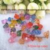 Acrylic Ice Cube Beads 9x12mm for DIY Earrings and Jewelry Decoration