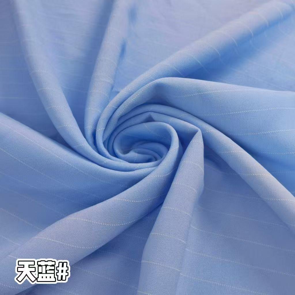 Klassischer Streifenanzugstoff Knitterfest pro Meter für Hosen Röcke Uniformen DIY Nähstoff Hängend Elastizität Weiß Rot