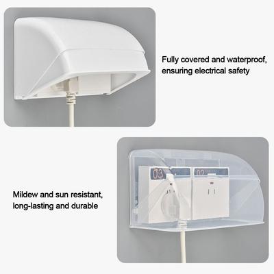 New Wall-mounted Switch Protective Cover Plastic Multiple Colors Protection Waterproof Box Wall