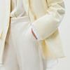 Less 2025 Spring Cotton Blend Tapered Ankle Pants