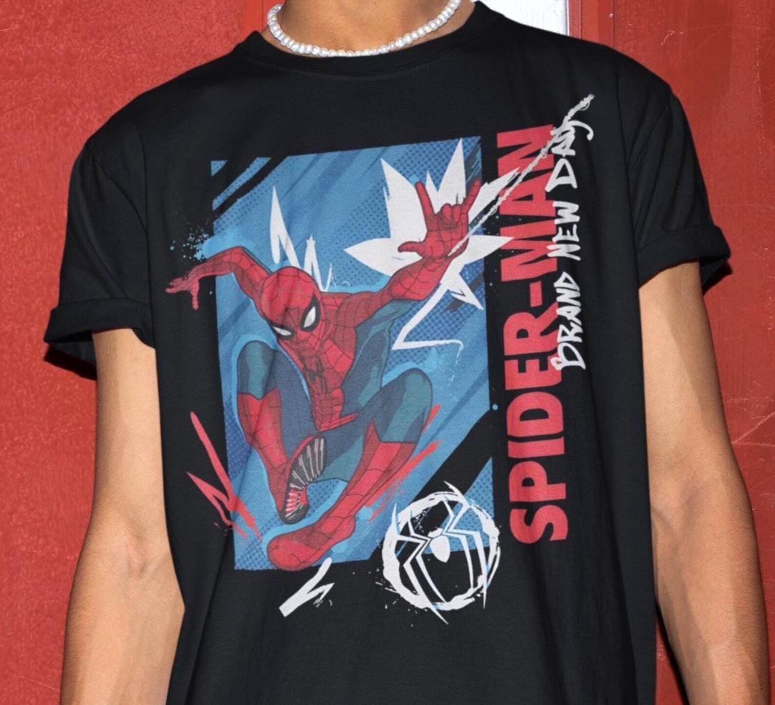 Spider-Man Brand New Day Shirt - Peter Parker Shirt,Spiderman Movie Tshirt,Tom Holland Shirt,Spiderman Kids Shirt, SuperHero Tshirt 2XL