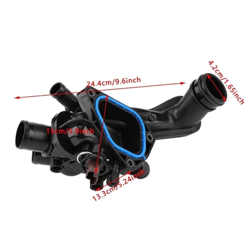 Abrasion Resistant Car Engine Coolant Thermostat Enclosure Housing Climate Control for 207 308 308S 3008 200 R56 1336.Z6