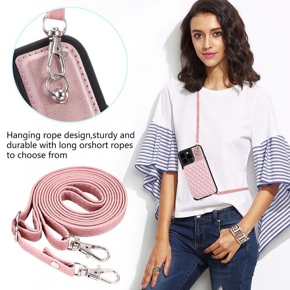 Crossbody Wallet Card Slot Flip Magnetic Leather Case pro iPhone 15 14 Plus 13 12 Pro Max 11 XR 8 7 6S Plus /Samsung S23 S22Ultra Plus S21 A14 A54 A53