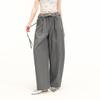 unifree Loose Fit Casual Pants with Flip Waistband