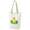 Marushin Curious George Learns Large A4 Cotton Tote Bag 4765026100