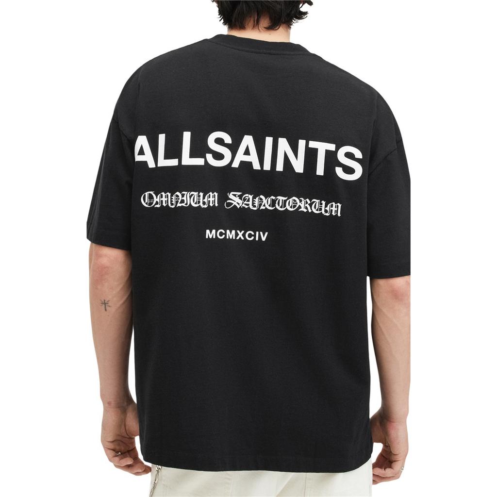 All SS SANCTUM CREW Print T-shirt Black And White Men Women Oversized Street Y2k Casual Short Sleeve Couple Tee Female Male Clothing 