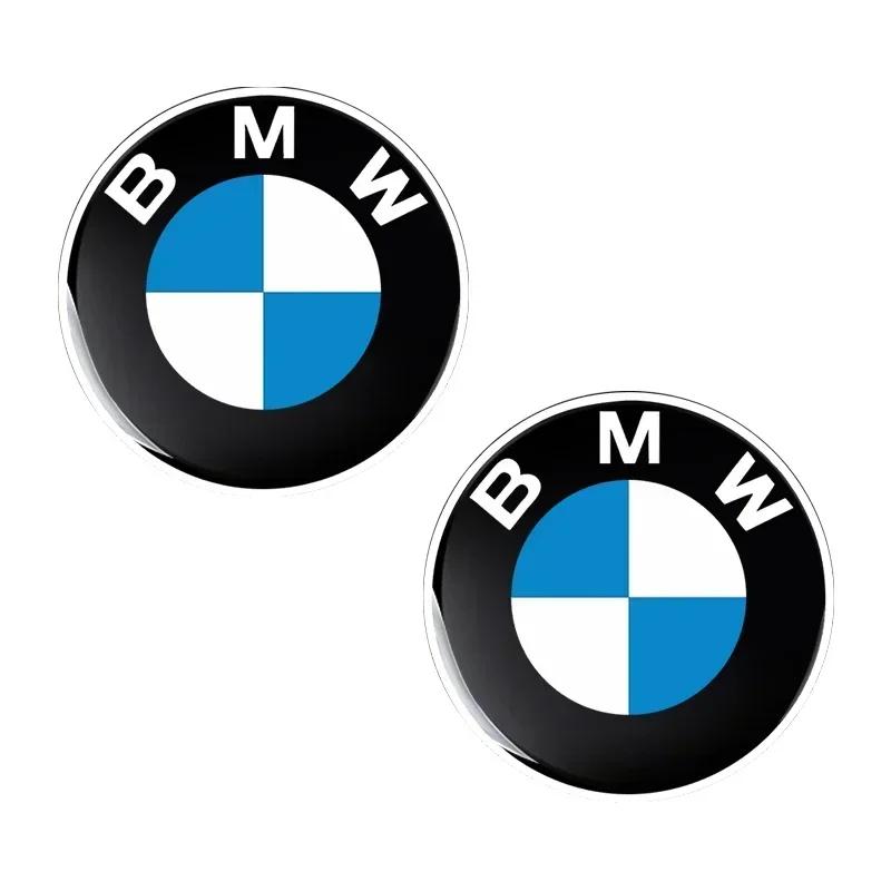 

10PCS 11/14MM 3D Aluminum Decals Auto Key Remote Fob For Bmw M E46 E90 E60 F10 F30 E39 F20 E92 G30 F15 E70 Car Key Shell Sticker 14mm