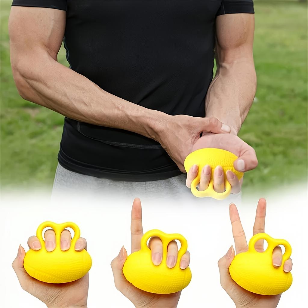 High Elasticity PU Grip Ball, Suitable for Rehabilitation and Finger Strengthening-Egg Shape, Non-toxic Hand Strengthener, Usable in All Four Seasons