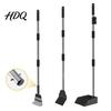 Stainless Steel Retractable Handle Waste Pooper Scooper Kit Adjustable Rake Spade Picker Swivel Extended Set Cleaner