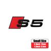 For Audi Sline TT RS Quattro A3 A4 A5 A6 A6L S Q3 Q4 Q5 Q6 Q7 3D ABS Car Trunk S3 S4 S5 S6 S7 S8 Sticker Badge Auto Accessories