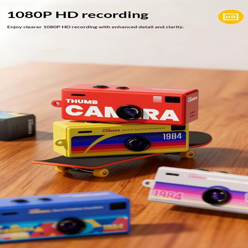 Digital Camera 0.96 Inch Keychain Camera Retro Support Memory Card 1080P Very Small Camcorder Video Recorder With Flash
