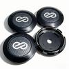 4pcs 77MM Clips 72MM ENKEI Logo Badge Emblem Car Wheel Center Caps Wheels Hub Cap Rim Hubcaps Dust Cover Replace Car Accessories