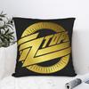 Band Zz Top Kissenbezug Quadratischer Kissenbezug Neuartiger Kissenbezug für Couch Sofa Schlafzimmer