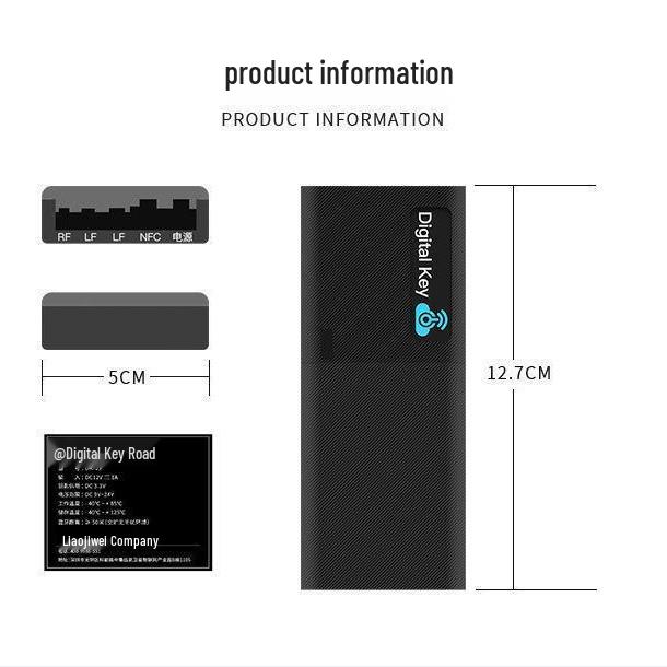 Smart Digital Car Key with NFC & Bluetooth Control
