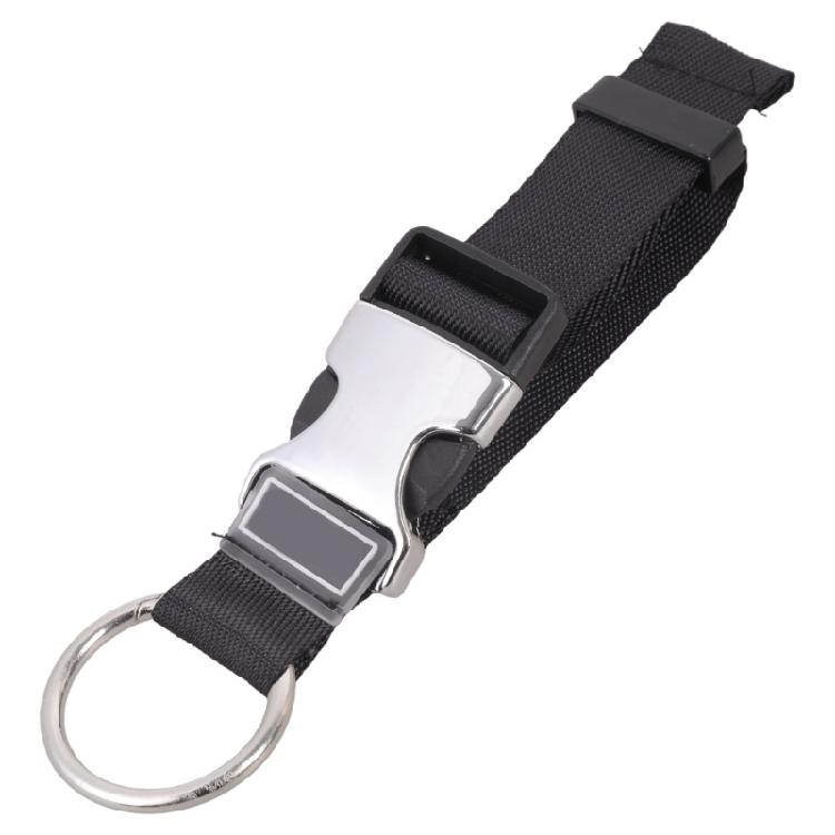 

Handfree Luggage Strap with Metal Buckles Travel Suitcase Strap Belt Travel Accessories for Women Men чорний