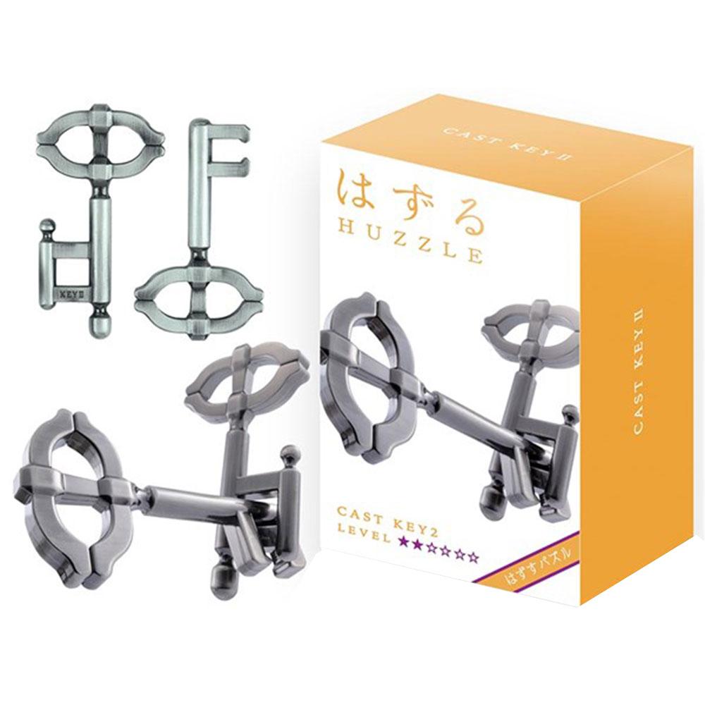 Hanayama L2 Cast Huzzle Brain Teaser Puzzle (Key II)