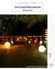 LED Colorful Spherical Lawn Light for Creative Outdoor Atmosphere