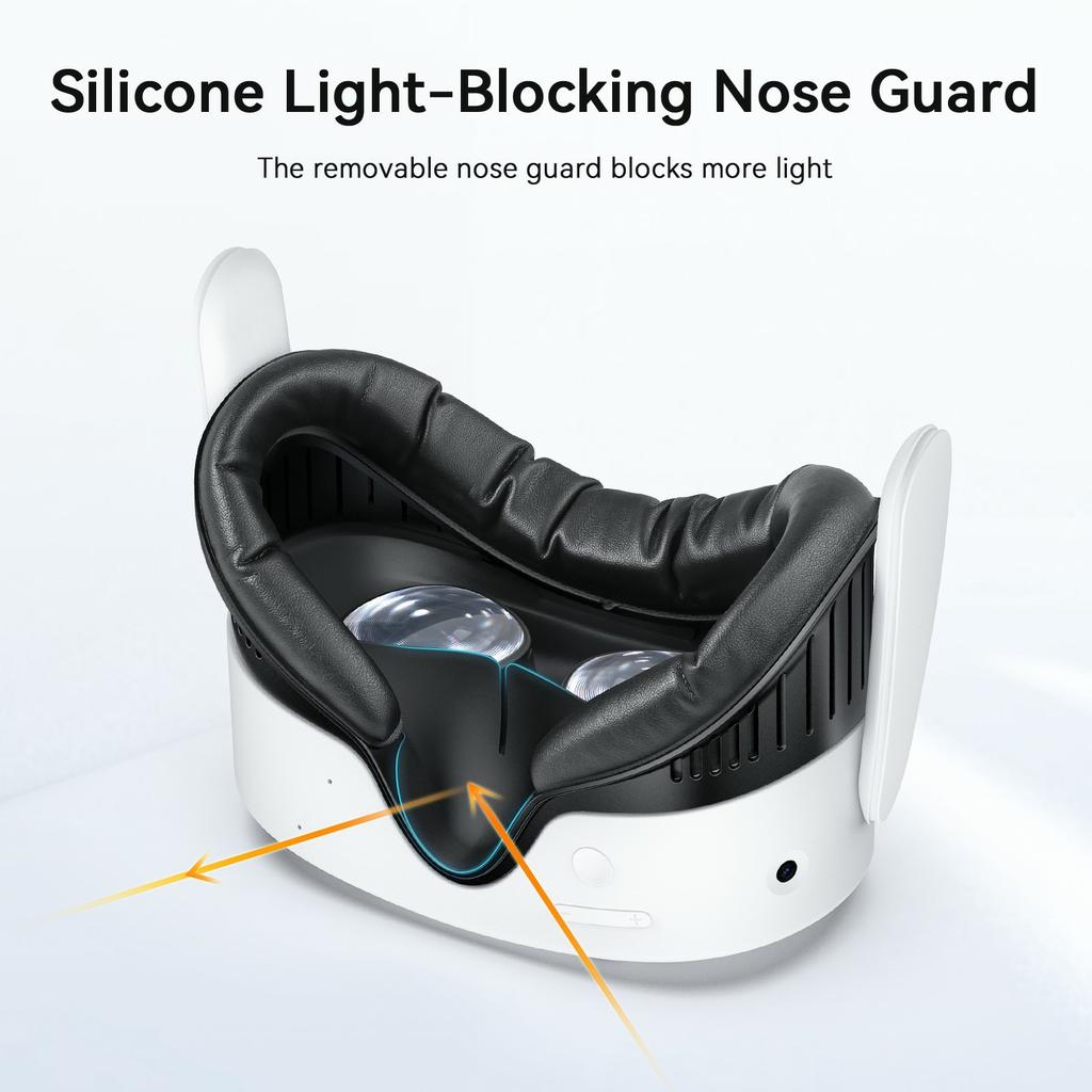 AMVR FC5 For Meta Quest 3S Face Mask VR Headset Cover Ventilated Anti-Fog Cooling