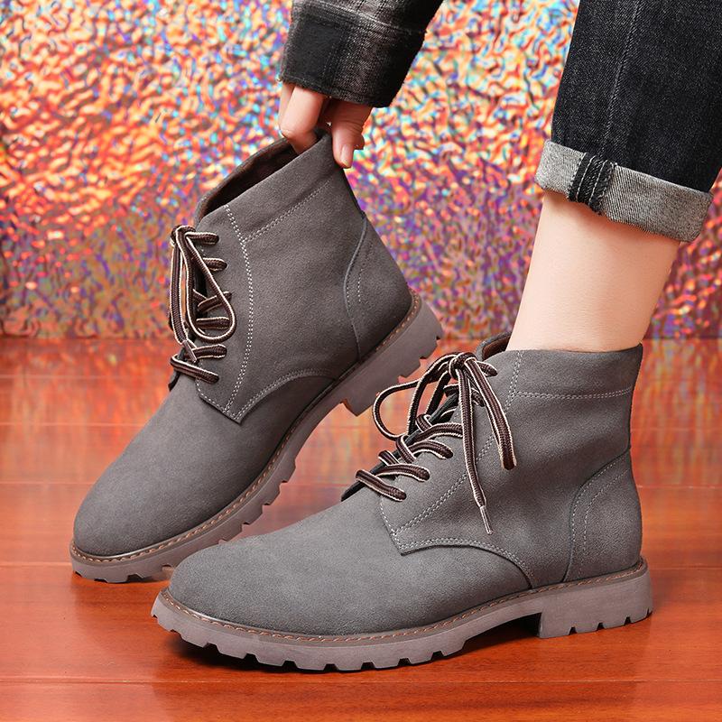 2025 autumn new British style short boots leather shoes men's trend Martin boots men's shoes Wenzhou Shoe Factory