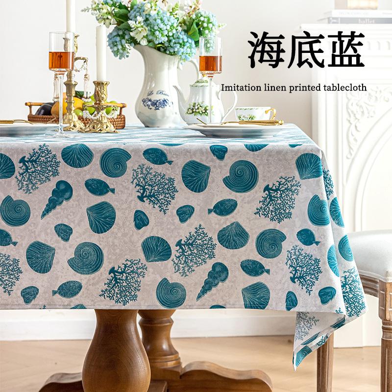 Rectangular Tablecloth Tropical Green Plant Leaves Green Leaves Tablecloth Dining Table Coffee Table Birthday Wedding Decoration 70x70cm