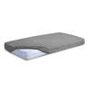 Jersey Fitted Sheet with Elastic 180/190x190/200 Premium Dark Grey