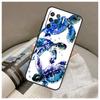 Swimming Freshwater Sea Turtles For OPPO A15 A16 A17 A74 A94 A58 A78 A98 A76 A96 A77 A5 A9 A52 A72 A79 A53S A54S A57S Case