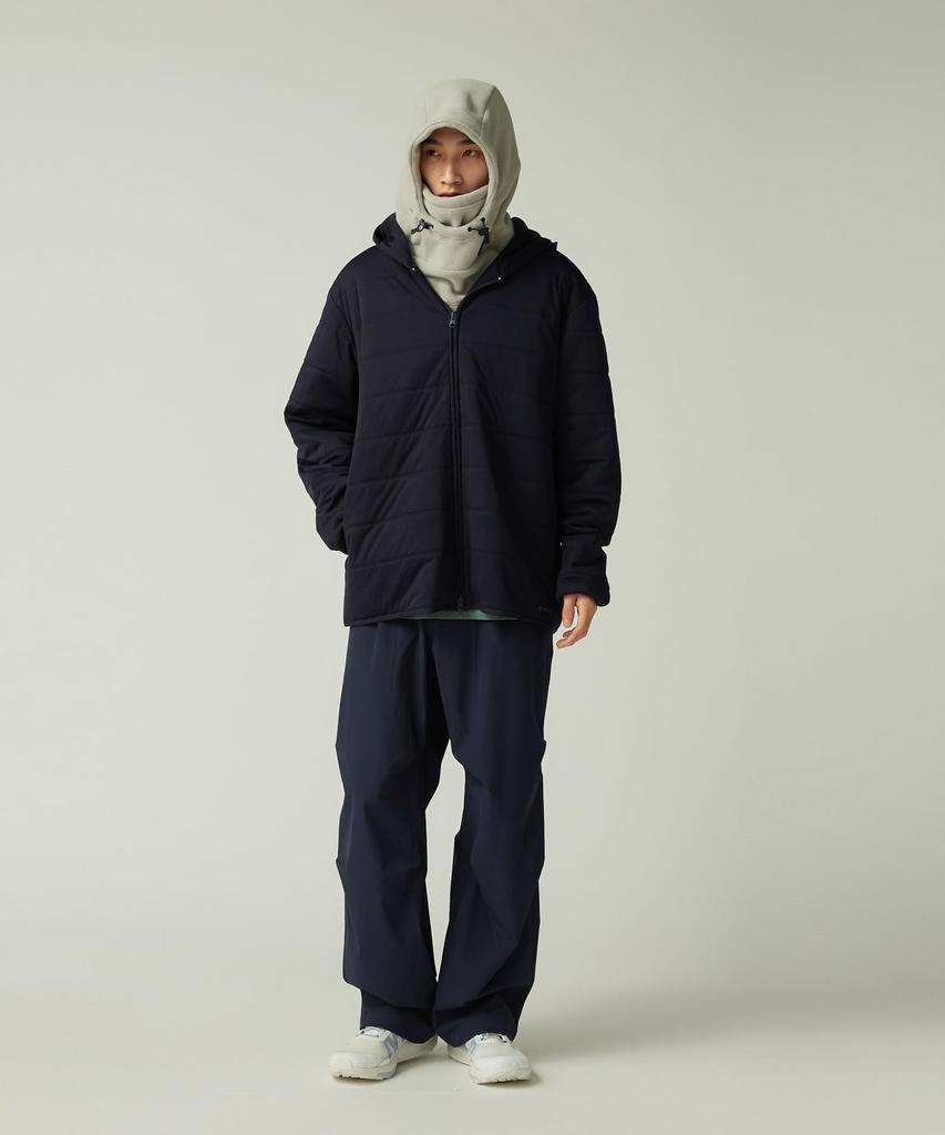 Snow Peak Flexible Insulated Hoodie and Size M Zip-Up SW-25AU002, Men's Women's, Navy,