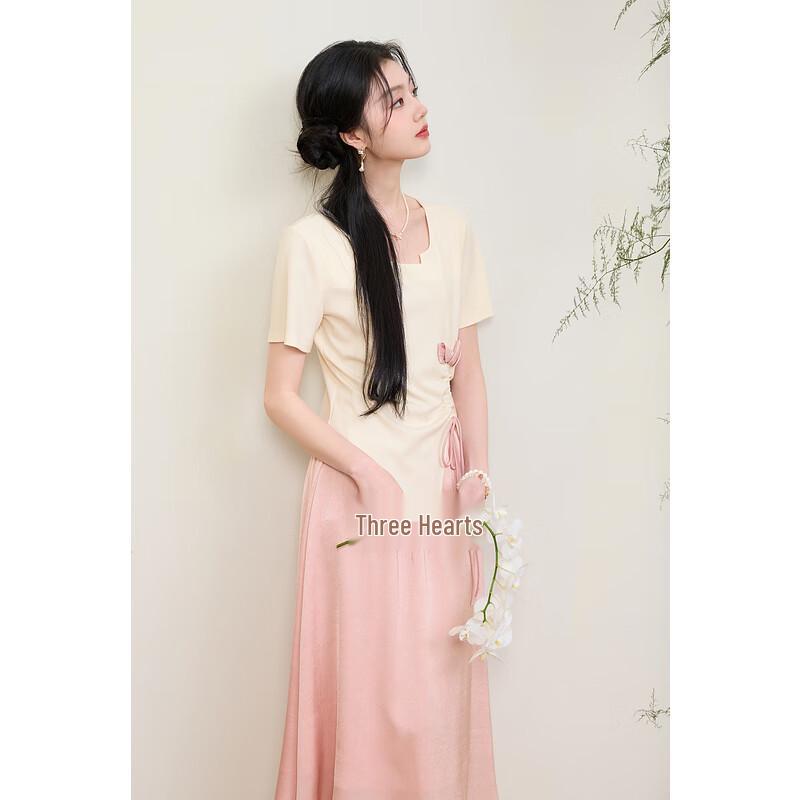 

Sancai Большого размера Новый китайский стиль Ребристый комплект из двух частей юбки